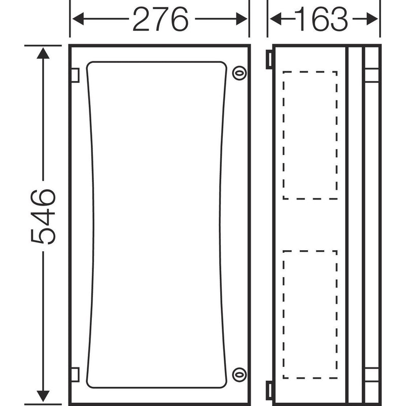 Hensel - Leergehäuse ENYSTAR-Leergehäuse FP 0311 216x486x136mm