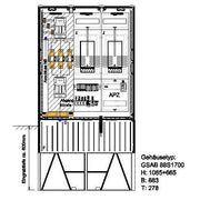 GSAB Elektrotechnik - Zähler-Komplettschrank Wandlermessung 03.W160.001 160A