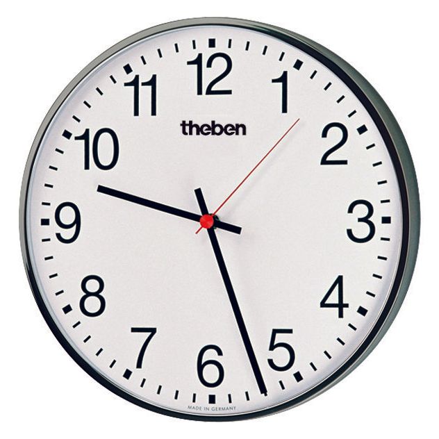 Theben - Uhr Wanduhr, einseitig OSIRIA 241 AR-EIB arabische Zahlen