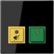 Jung - Behindertenelement für Installationsschalterprogramme Dienstzimmereinheit sw NRS LS 0834 DZE SW ohne Rahmen