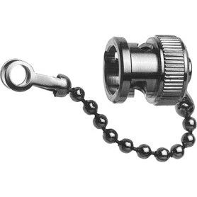 Telegärtner - Zubehör/Ersatzteile für Fernmeldetechnik BNC Abdeckkappe 100021254 CW-123/U Sti,m.Kette − 5 Stück
