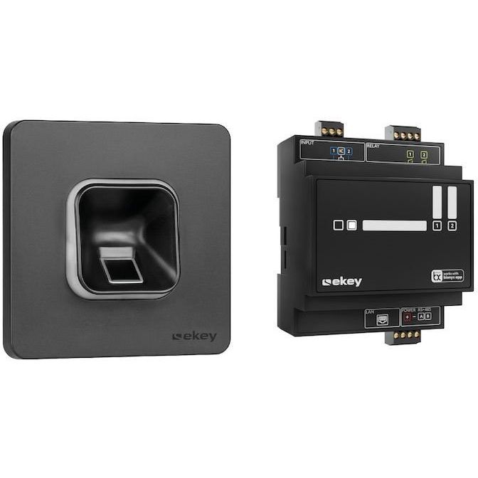 Ekey (AT) - Zutrittskontrollsystem Fingerprintset 203702 Unterputz, sw