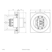 EVN Lichttechnik - Decken-/Wandleuchte LED-Wandeinbauleuchte LQ41840WE IP44