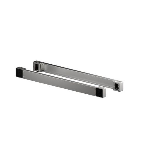 Rittal - Sockel/Sockelelement (Schaltschrank) Sockel-Eckstück m. Blende VX 8660.053 (VE2) H:100mm,für B:1200mm − 1 Packung