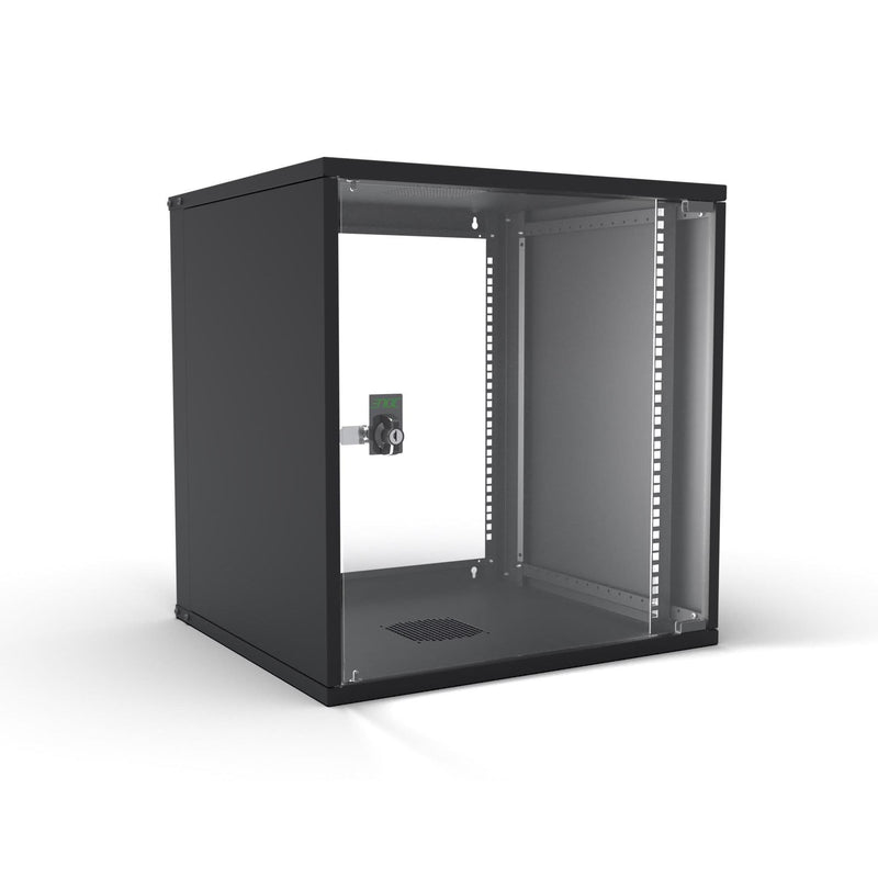 Enoc - Netzwerkgehäuse Economy Wandschrank 12HE W3 12-5-S 550x500x582mm sw