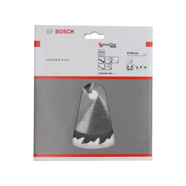 Bosch - Kreissägeblatt PRO Wood Kreissägeblatt, 2608640785 160 x 2,2 x 16 mm