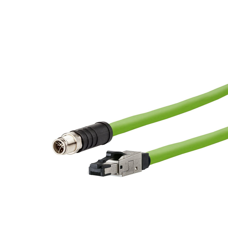 Metz Connect - Patchkabel Kupfer Industrie IndustrialEthernet Leitung 142M6X18030 X-kodiert, 3m, M12 − 10 Stück