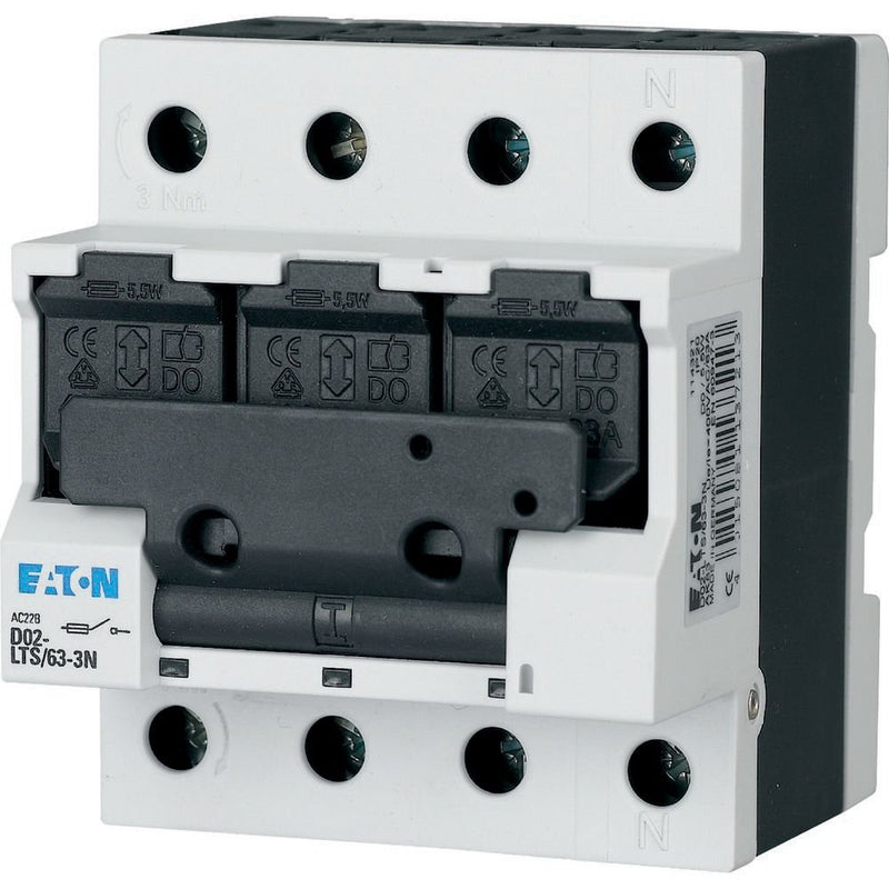 Eaton - D0-Sicherungslasttrennschalter Sicher.lasttrennschalter D02-LTS/63-3-HK
