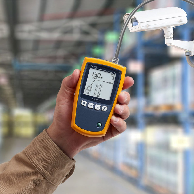 Fluke Networks - Mess-/Testgerät für Kommunikationstechnik MicroScanner POE MS-POE Kabeltester