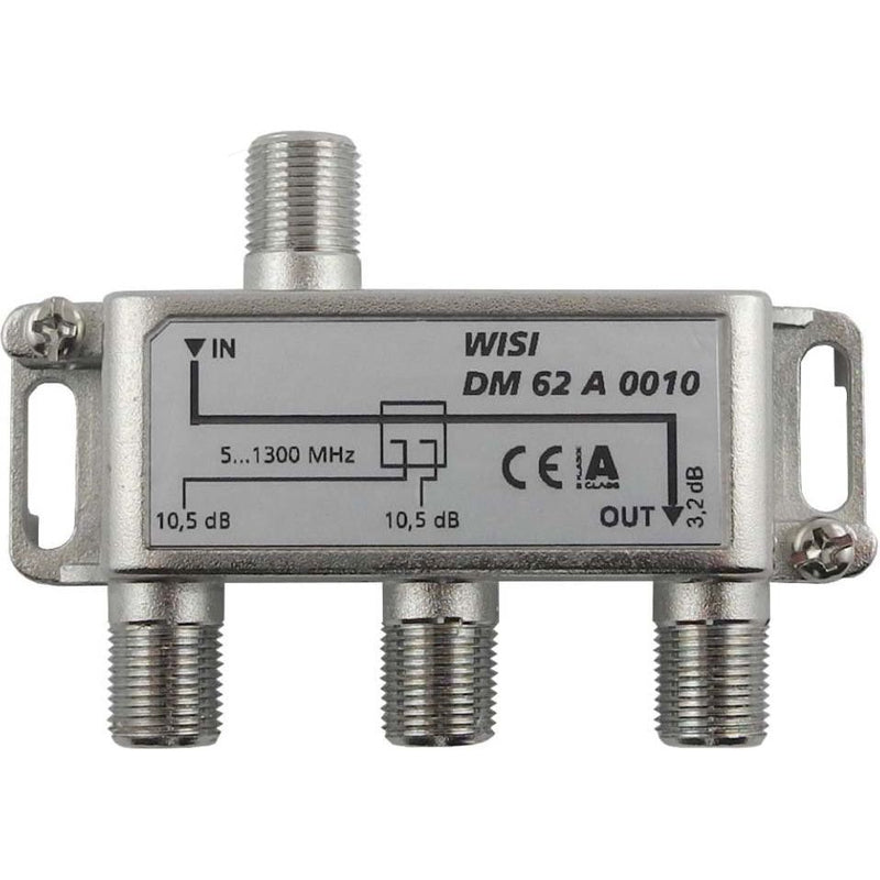 Wisi - Abzweiger und Verteiler Abzweiger 2f. DM 62 A 0010 5-1300MHz,10dB Cl.A