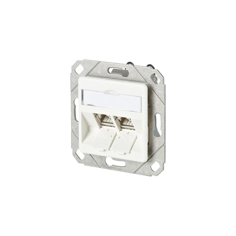 Metz Connect - Kommunikationsanschlussdose Kupfer Anschlussdose C6Amodul Upk 130B11D21102-E 2Port 180 Upk,rws − 10 Stück