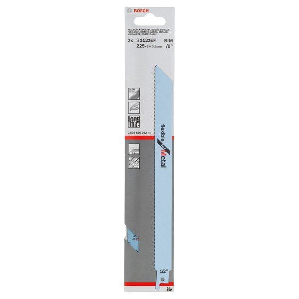 Bosch - Säbelsägeblatt Flexible for 2608656042 Metal, 2er-Pack