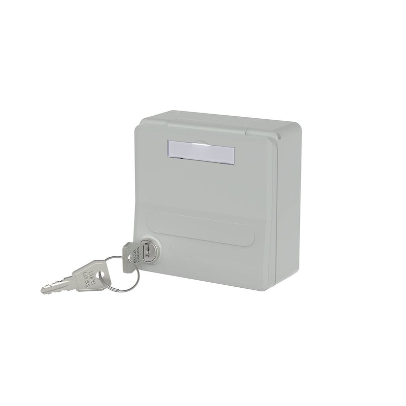 Metz Connect - Kommunikationsanschlussdose Kupfer IP44 Modul-UP-Geh. 1309471003-I grau für MC-Modul