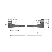 Turck - Konfektioniertes Sensor-Aktor-Kabel Aktuator- u. Sensorleitung WKC5TP7X3.15WSC5TTXL PUR