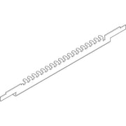 ABN - Kabelführung für Gehäuse/Schränke Kabelabfangschiene GKA10N Geh.tiefe 160-225mm