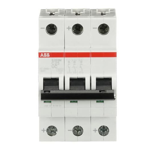 ABB Stotz S&J - Leitungsschutzschalter Sicherungsautomat S203M-C25UC 10 kA, 25 A, 3P
