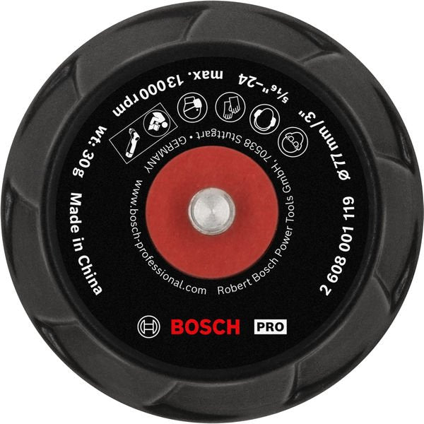 Bosch - Stützteller für Schleifwerkzeug PRO Schleifteller, 2608001119 77 mm, Klett
