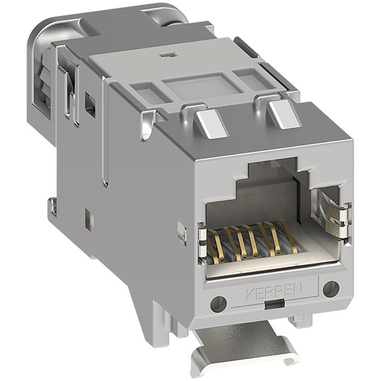 KERPEN DATACOM - Modulare Kupplung Pro Plus Modul Keystone KDA4M5KR1000024 VE24 Cat6A,PVP,360°Schirm − 1 Packung