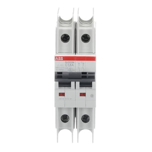 ABB Stotz S&J - Leitungsschutzschalter Sicherungsautomat SU202M-C1,6 10kA, 1,6A, 2P