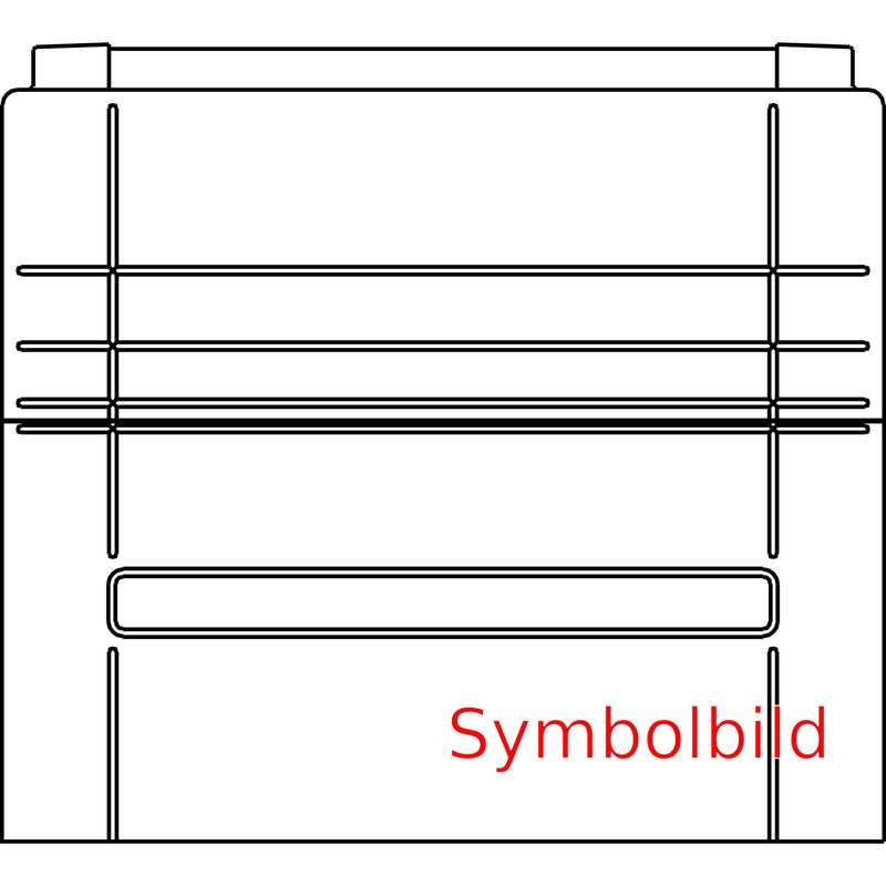 Elsta Mosdorfer - Sockel/Sockelelement (Schaltschrank) Sockelverlängerung SV4 1402.1 500/320 RAL 7035