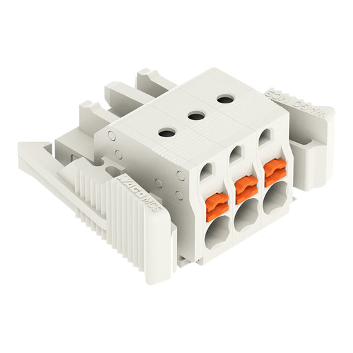 WAGO - Kabelsteckverbinder für Leiterplattensteckverbinder 1-Leiter-Federleiste 2721-103/037-000 Push-inCAGECLAMP,lgr − 50 Stück