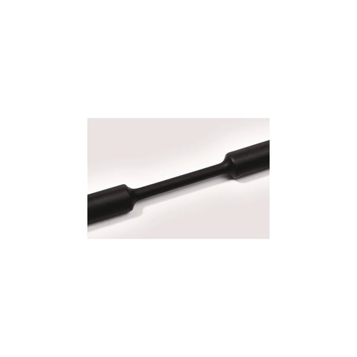 HellermannTyton - Schrumpfschlauch Warmschrumpfschlauch TF31-24/8 PO-X BK 60 schwarz, 60m − 60 Meter
