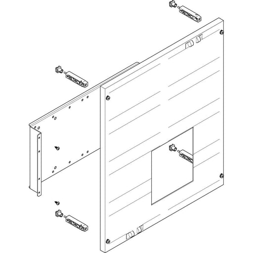 ABN - Verteilerfeld für Installationsverteiler ESPRO-Modul MT24260 tief BxH:500x600mm