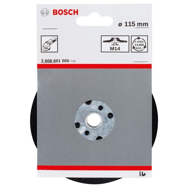 Bosch - Stützteller für Schleifwerkzeug PRO Stützteller weich, 2608601005 115 mm, M14