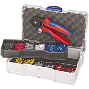 Knipex - Sortimentskasten für Anschluss- und Verbindungstechnik Crimp-Sortiment 97 90 09 für Aderendhülsen