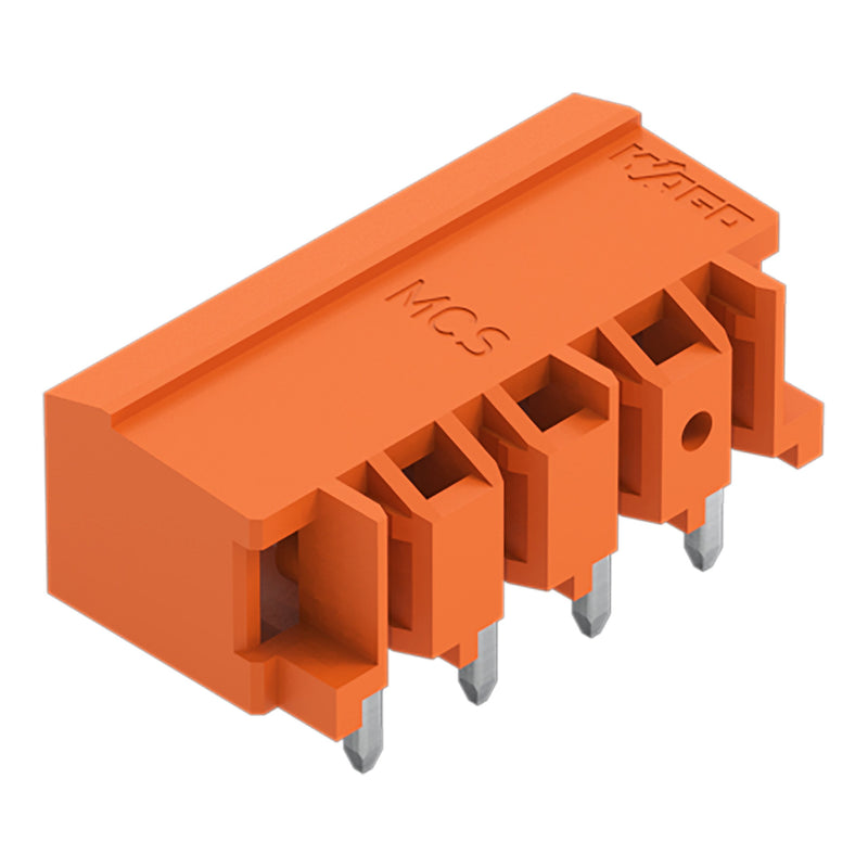 WAGO - Leiterplattensteckverbinder Stiftleiste 231-534/001-000 4pol 1x1 abgew. − 200 Stück