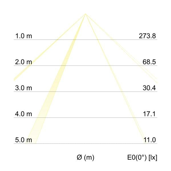 Brumberg Leuchten - Decken-/Wandleuchte LED-Wandleuchte 10033103 230V/IP54 graphit