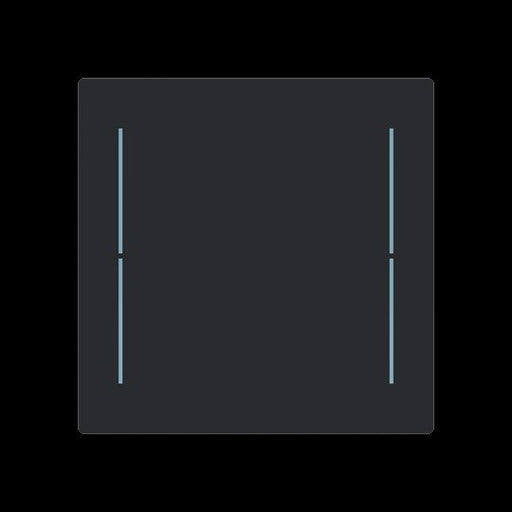Busch-Jaeger - Bussystem-Tastwippe Abdeckung, 1-fach LFW/A.1.70.11-45m für Keypad
