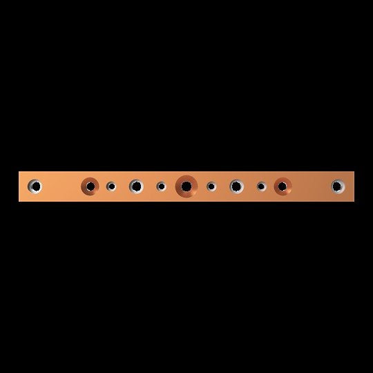 Striebel&John - Sammelschiene Kupferschiene lose ZX2530 30x10mm, L:333mm