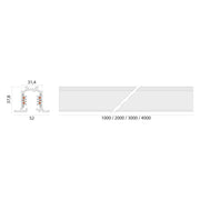 Performance in Light - Stromschiene 3-Phasen-Stromschiene 310891 Einbau 3000mm