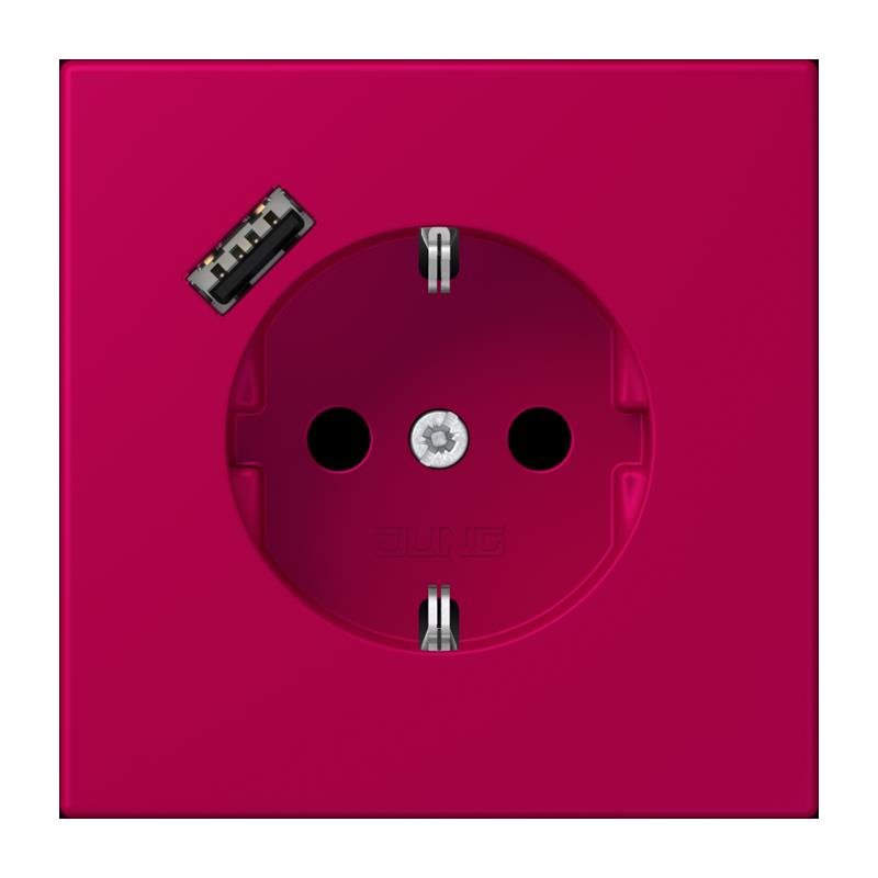Jung - Steckdose SCHUKO Steckdose LC 1520-18 A 230 rouge rubia (32101)