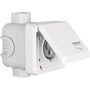 Berker - CEE-Steckdose (IEC 60309) CEE-Steckdose 3-polig Up 568401 16A m.Klappdeckel