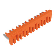 WAGO - Querverbinder/Brücker für Reihenklemme Schaltungsbrücker 7-fach 2007-8447 isoliert,orange − 10 Stück