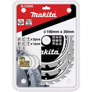 Makita - Kreissägeblatt Sägeblatt-Set B-33906 190x30x12Z24Z