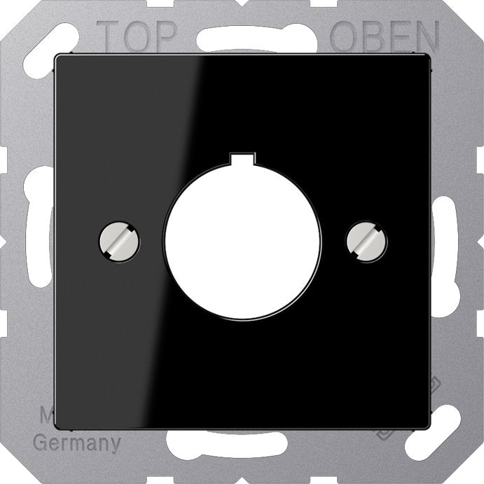 Jung - Einsatz/Abdeckung für Kommunikationstechnik Abdeckung sw A 564 SW für Befehlsgeräte