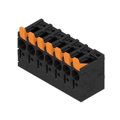 Weidmüller - Leiterplattenklemme LLF7.500790V50SNBKBX 7.50mm, 90°, 7-polig − 50 Stück