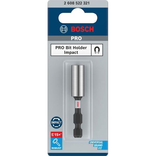 Bosch - Bithalter PRO Standard Bit Holder 2608522321 Impact, 60 mm