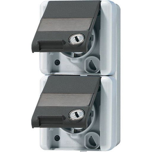 Jung - Steckdose SCHUKO-Steckdose 2-fach 822 NAWSL 16A 250V