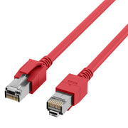 EFB-Elektronik - Patchkabel Kupfer MMC Patchkabel Cat.6a DCK1001RT.5 S/FTP, 5m, rot − 5 Stück