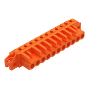 WAGO - Leiterplattensteckverbinder THT-Federleiste abgewink. 232-271/031-000 Maß 5,08mm,orange − 25 Stück