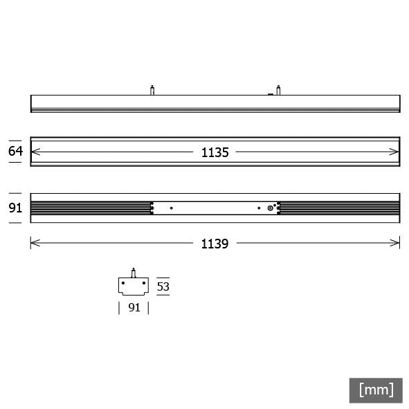 LTS Licht&Leuchten - Pendelleuchte LED-Pendelleuchte TIMLP1051139 #667474 827, DALI, esche