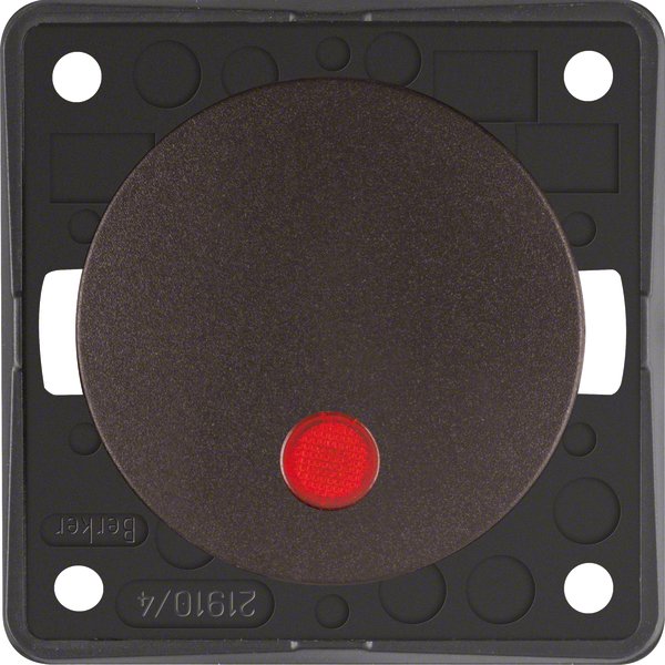 Berker - Installationsschalter Kontroll-Wippschalter 937622531 br/ma 12V rt Linse