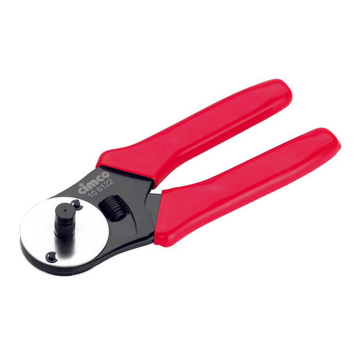 Cimco Werkzeuge - Presswerkzeug Kabelschuhe/Verbinder, Aderendhülsen, Schirmanschluss Crimpzange 106122 f.gedr.Stecker 2,5