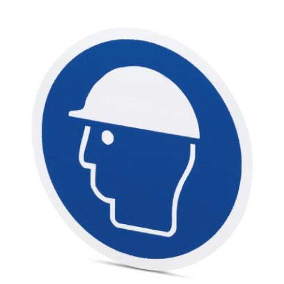 Phoenix Contact - Warn-/Hinweisschild Gebotsschild PML-M106 (D50) blau, d:50mm − 5 Stück