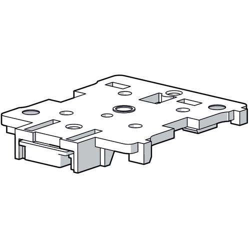 Stahl - Zubehör/Ersatzteile für Niederspannungs-Schalttechnik 8040 Montagesatz 130954 f. Einbauelemente