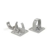 HellermannTyton - Rohrschelle IWS-Wellrohrhalter CTCC-IWS17-MB43-GY20 schraubbar, grau − 20 Stück